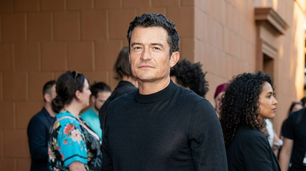 orlando bloom and jennifer aniston