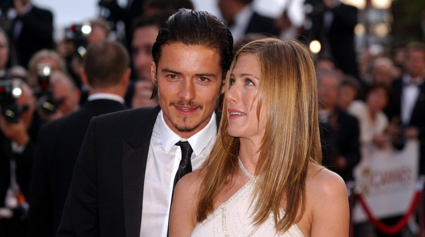 orlando bloom and jennifer aniston